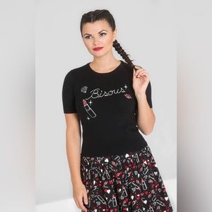 Hell Bunny Bisous Top